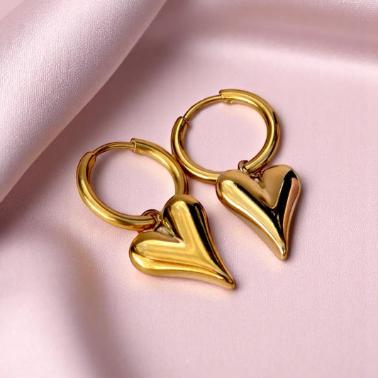 Hartjes oorringen klein