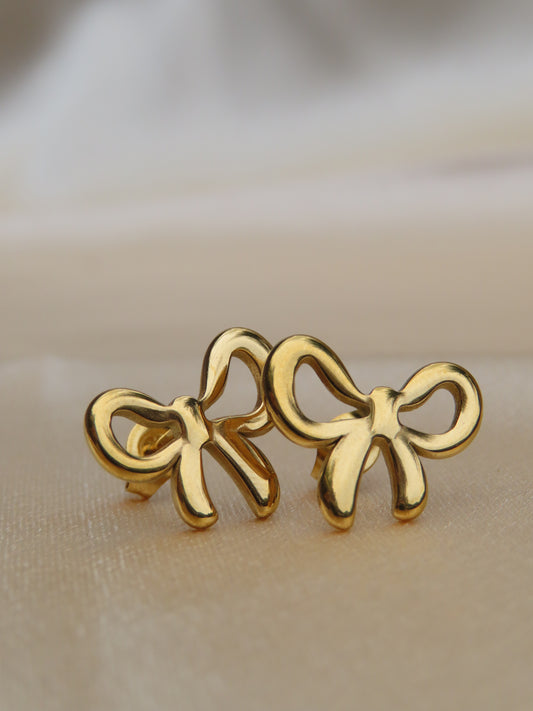 Trendy strikjes oorbellen