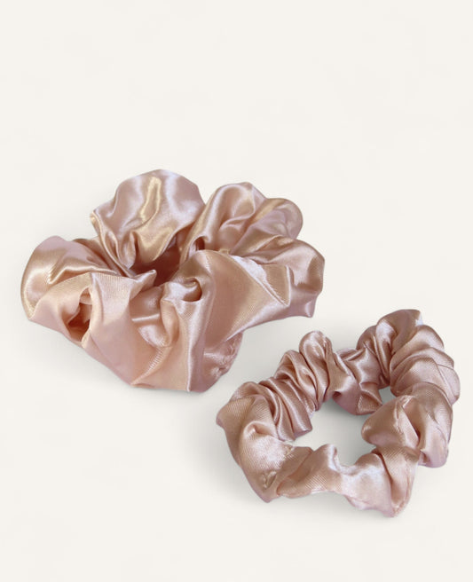 Beige Scrunchie Set