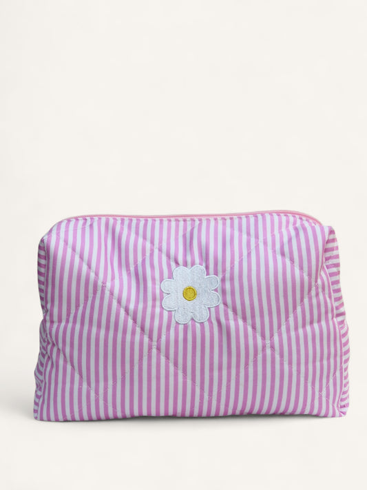 Kindness bloem Make-up tas roze