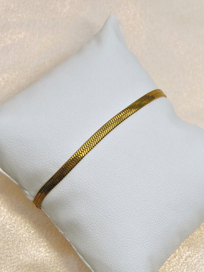 Platte schakelarmband