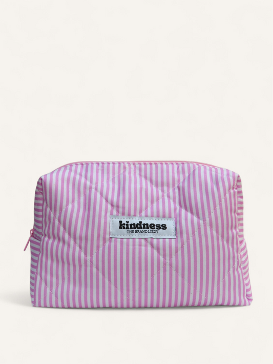 Kindness bloem Make-up tas roze