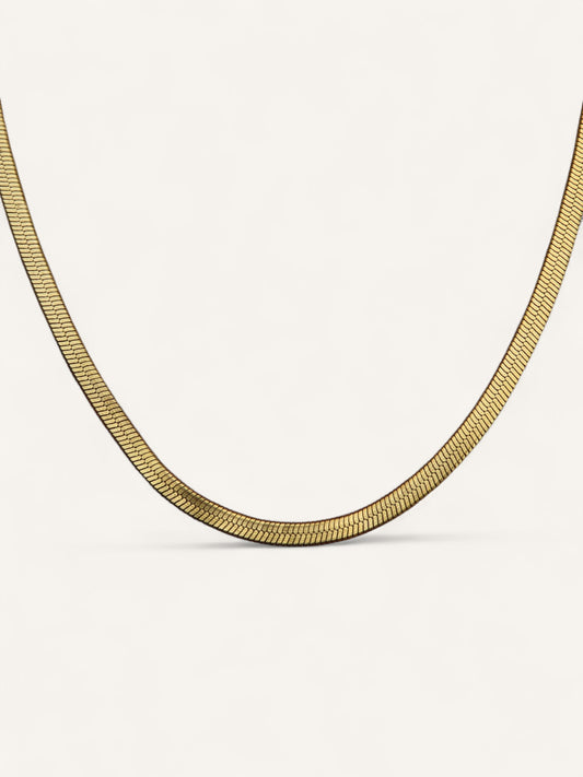 Platte schakelketting