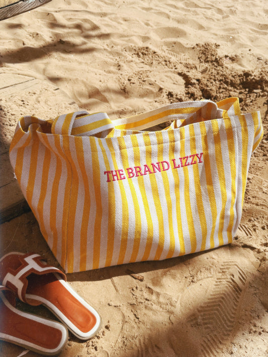 Lizzy shopper geel